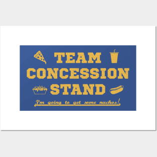 Team Concession Stand Posters and Art